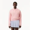 Women’s Relaxed Fit Embroidered Polo Sweatshirt