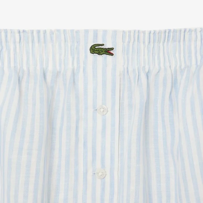 Women’s Relaxed Fit Striped Linen Shorts