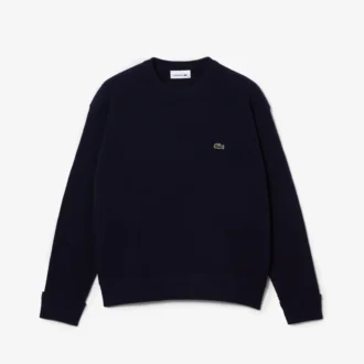 Women’s Relaxed Fit Wool Moss Stitch Sweater