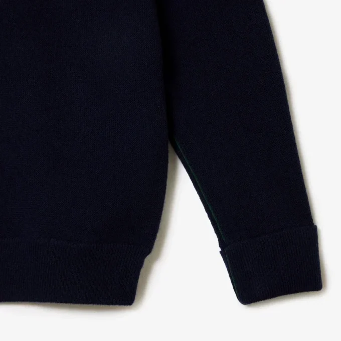 Women’s Relaxed Fit Wool Moss Stitch Sweater