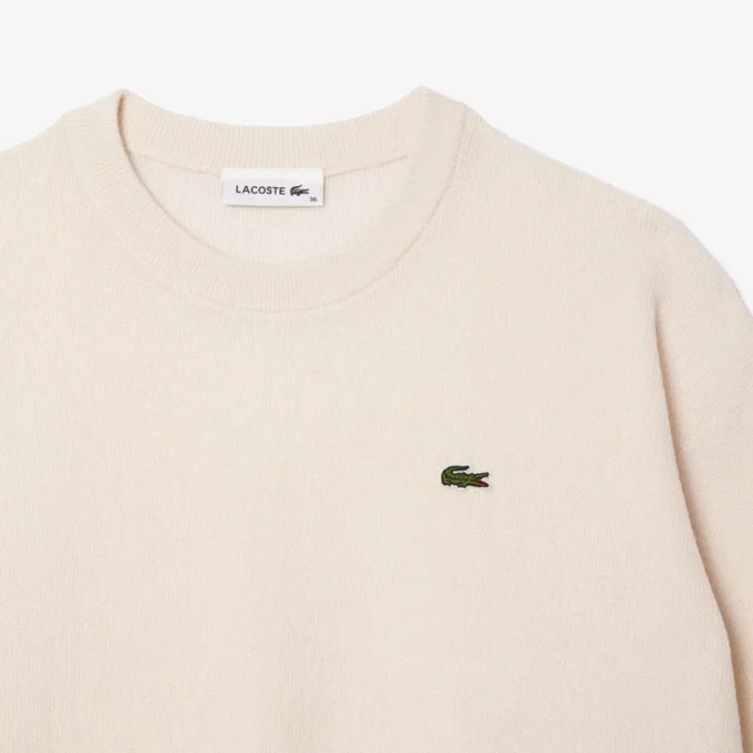Women’s Relaxed Fit Wool Moss Stitch Sweater
