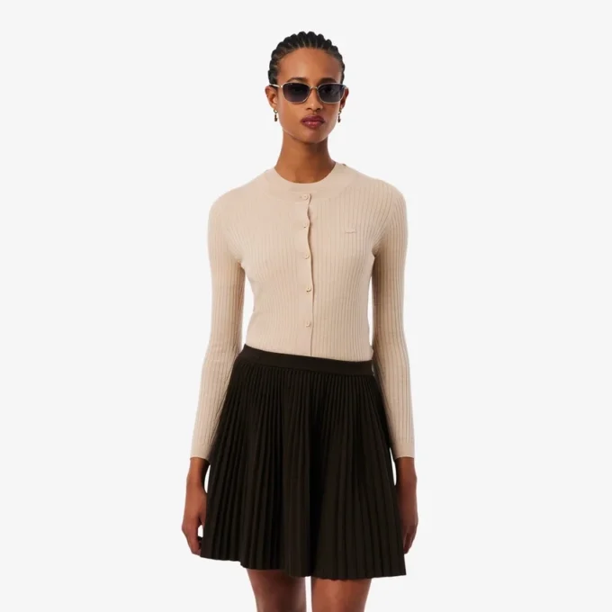 Women’s Rib Knit Merino Wool Cardigan