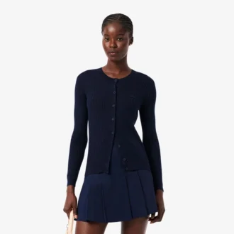 Women’s Rib Knit Merino Wool Cardigan