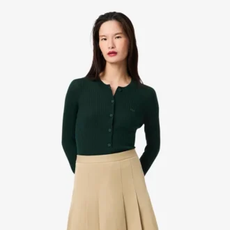 Women’s Rib Knit Merino Wool Cardigan
