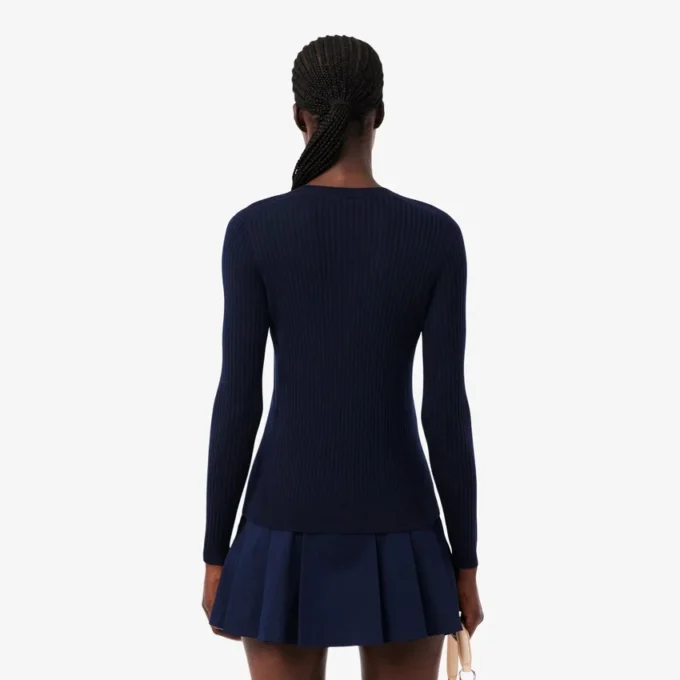 Women’s Rib Knit Merino Wool Cardigan