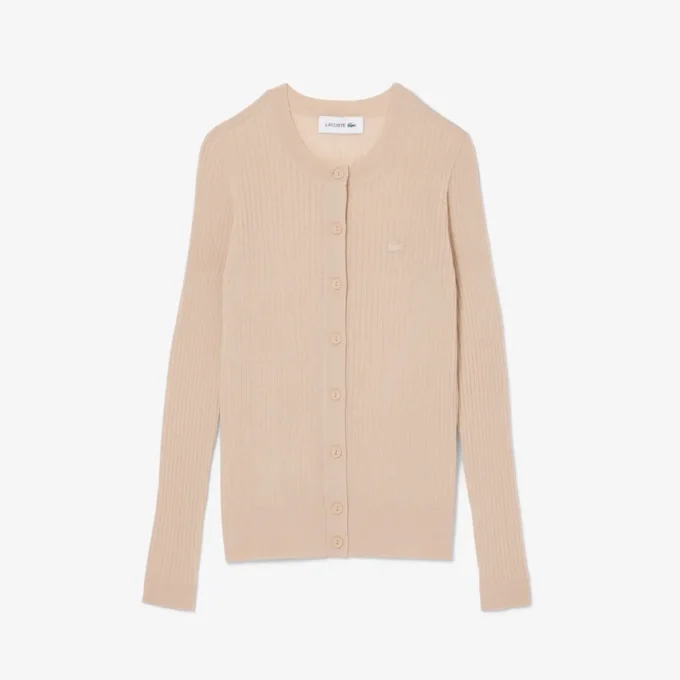 Women’s Rib Knit Merino Wool Cardigan