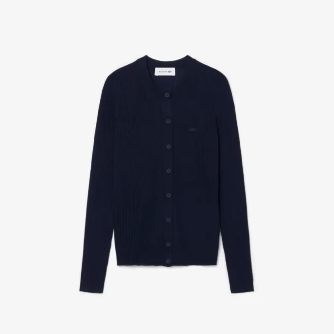 Women’s Rib Knit Merino Wool Cardigan
