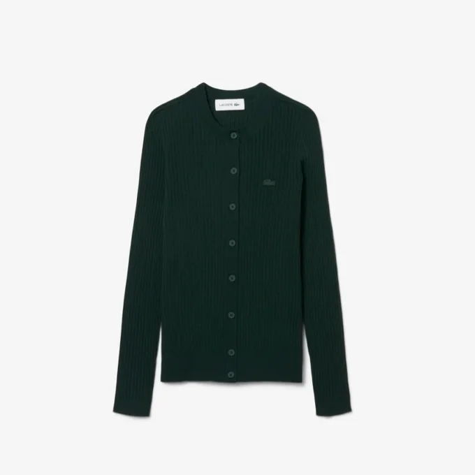 Women’s Rib Knit Merino Wool Cardigan