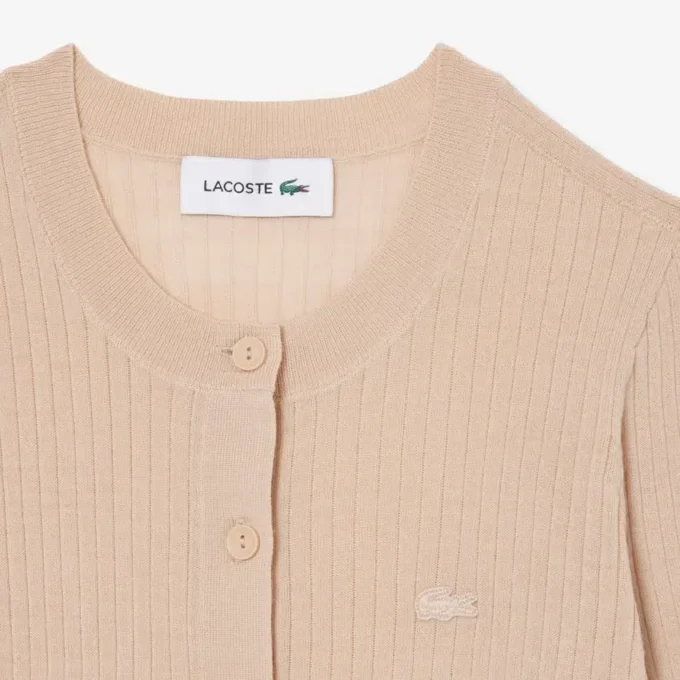 Women’s Rib Knit Merino Wool Cardigan