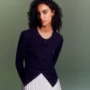 Women’s Rib Knit Merino Wool Cardigan