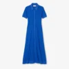 Women’s Ribbed Knit Polo Collar Dress