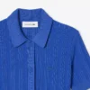 Women’s Ribbed Knit Polo Collar Dress