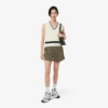 Women’s Satin Jersey Pointelle Stripe Shorts