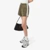 Women’s Satin Jersey Pointelle Stripe Shorts