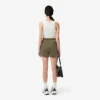 Women’s Satin Jersey Pointelle Stripe Shorts