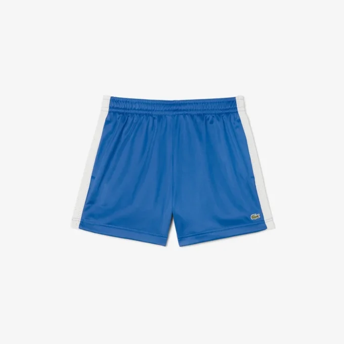 Women’s Satin Jersey Pointelle Stripe Shorts