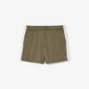 Women’s Satin Jersey Pointelle Stripe Shorts