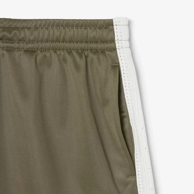 Women’s Satin Jersey Pointelle Stripe Shorts