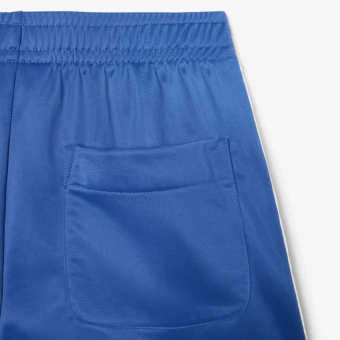 Women’s Satin Jersey Pointelle Stripe Shorts