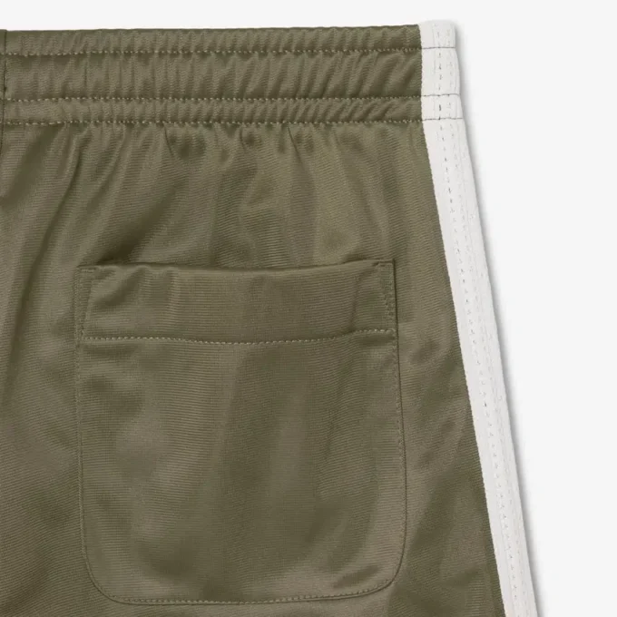 Women’s Satin Jersey Pointelle Stripe Shorts