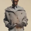 Women’s Short Oversized Wool Blend Pea Coat