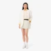 Women’s Short Pleated Wool Blend Skirt