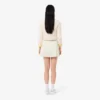 Women’s Short Pleated Wool Blend Skirt
