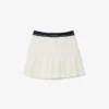 Women’s Short Pleated Wool Blend Skirt
