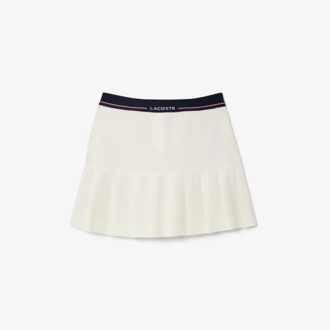 Women’s Short Pleated Wool Blend Skirt