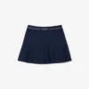 Women’s Short Pleated Wool Blend Skirt