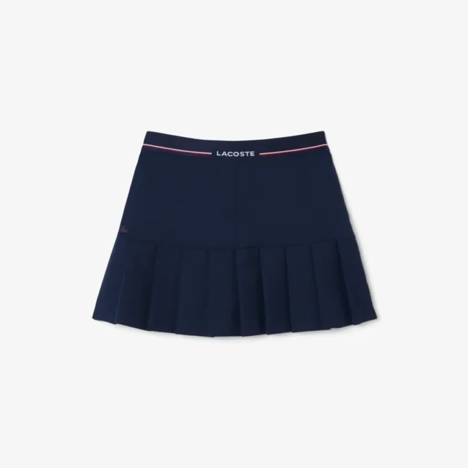Women’s Short Pleated Wool Blend Skirt