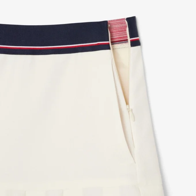 Women’s Short Pleated Wool Blend Skirt