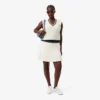 Women’s Short Pleated Wool Blend Skirt