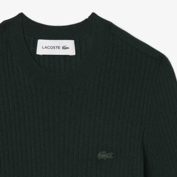 Women’s Short Sleeve Merino Wool Rib Knit Sweater