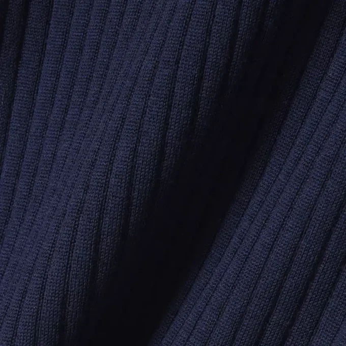 Women’s Short Sleeve Merino Wool Rib Knit Sweater