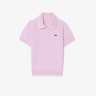 Women’s Short Sleeve Polo Collar Golf Sweater