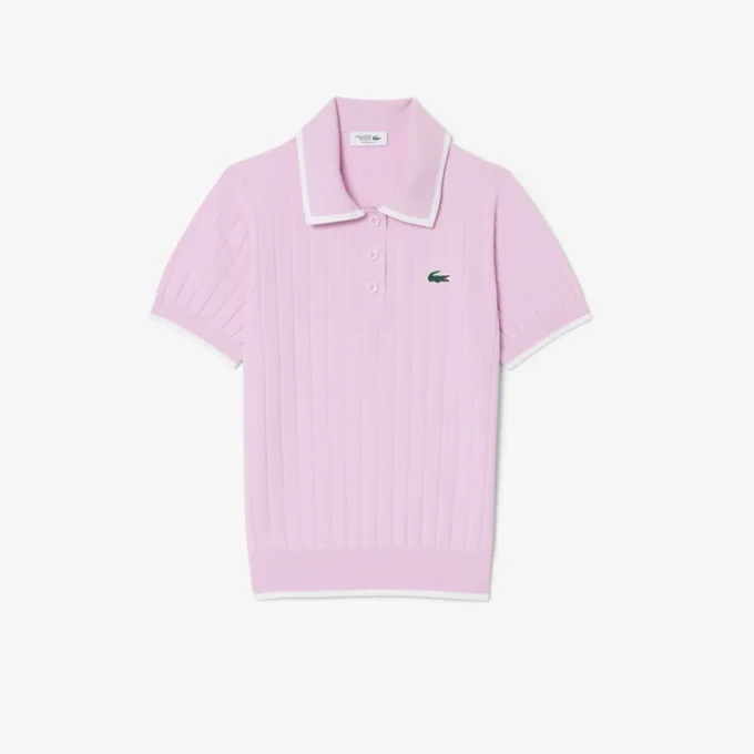 Women’s Short Sleeve Polo Collar Golf Sweater