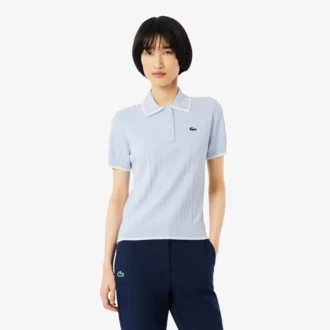 Women’s Short Sleeve Polo Collar Golf Sweater