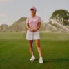 Women’s Short Sleeve Polo Collar Golf Sweater