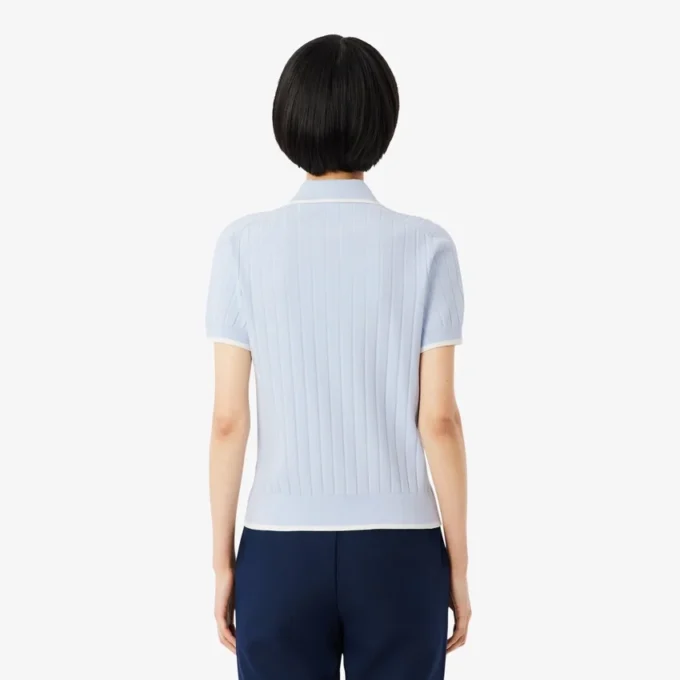 Women’s Short Sleeve Polo Collar Golf Sweater