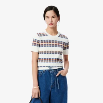 Women’s Short Sleeve Rib Knit Sweater