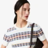Women’s Short Sleeve Rib Knit Sweater