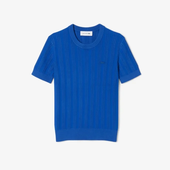 Women’s Short Sleeve Rib Knit Sweater