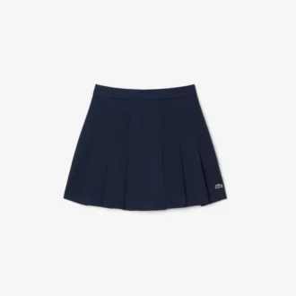 Women’s Short Stretch Cotton Pleated Skirt