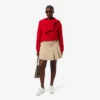 Women’s Short Stretch Cotton Pleated Skirt