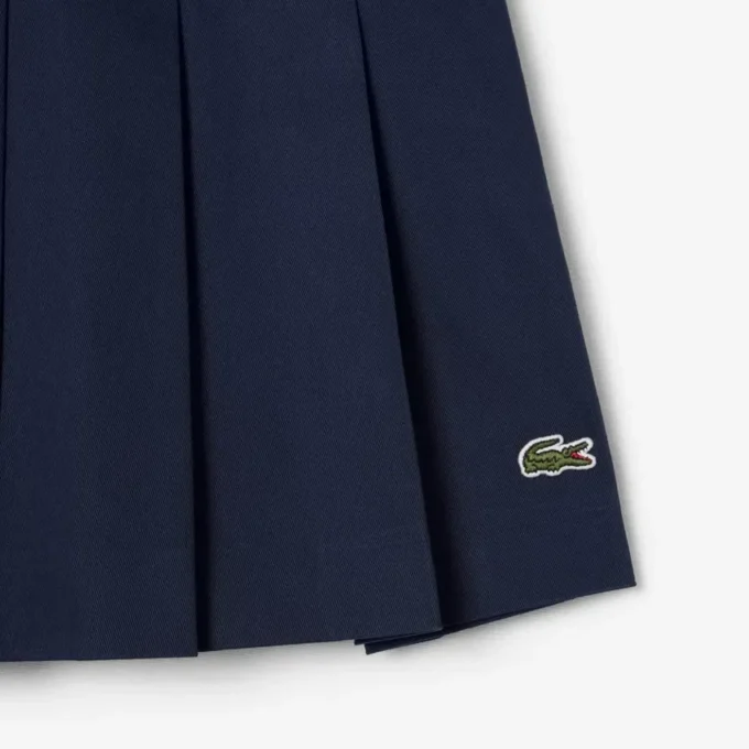 Women’s Short Stretch Cotton Pleated Skirt