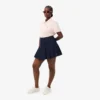 Women’s Short Stretch Cotton Pleated Skirt