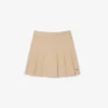 Women’s Short Stretch Cotton Pleated Skirt