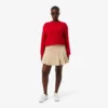 Women’s Short Stretch Cotton Pleated Skirt