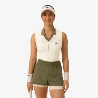 Women’s Sleeveless Stretch Knit Tennis Polo